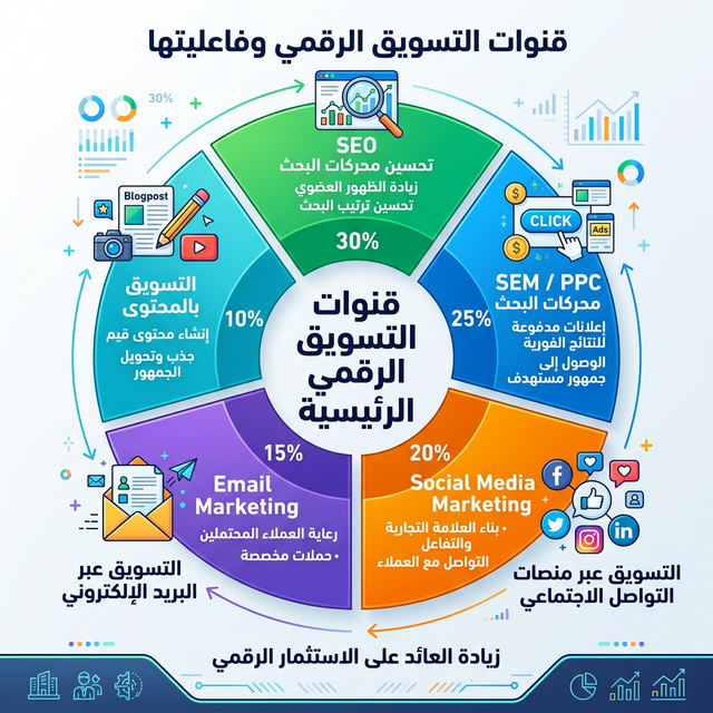 قنوات التسويق الرقمي