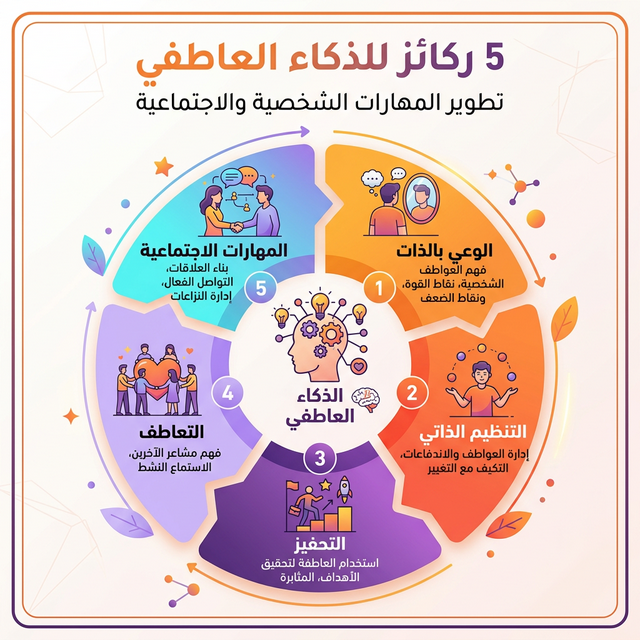 أركان الذكاء العاطفي الخمسة