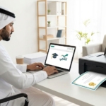 صورة توضيحية لـ كيفية استخراج شهادة بدل فاقد وطباعة الشهادات الرقمية عبر نظام نتائجي (دليل شامل)