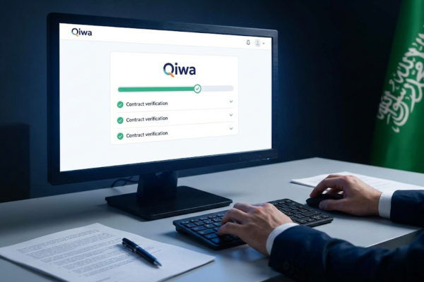 صورة توضيحية لـ شرح طريقة توثيق عقود العمل في منصة قوى 2026خطوة بخطوة